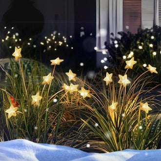 Solar Powered LED Sparkling Star Firefly Stake Light