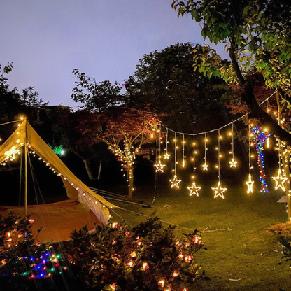 Solar Powered LED Starry Light - Weatherproof Yard Garden Patio Tree Outdoor Holiday Party Decor Lighting