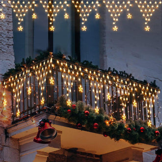 Solar Powered LED Starry Net Light