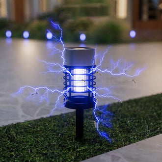 Solar Powered Mosquito Zapper Light