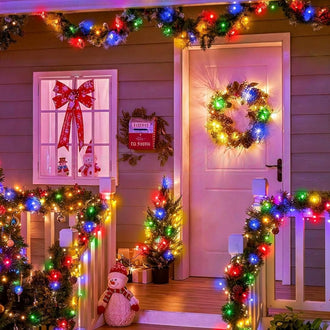 Solar Powered Multicolor LED Fairy String Lights ‑ Weatherproof Patio & Tree Accent Lighting