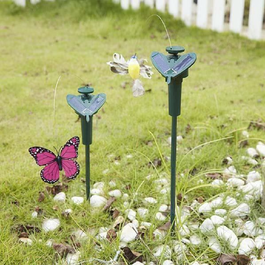 Solar Powered Spinning Garden Stake - Weatherproof Yard Garden Patio Backyard Outdoor Lawn Landscape Ornament Decor