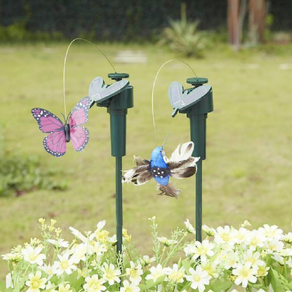 Solar Powered Spinning Garden Stake - Weatherproof Yard Garden Patio Backyard Outdoor Lawn Landscape Ornament Decor