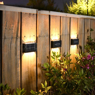 Solar Powered Up & Down Wall Light (10 LEDs)