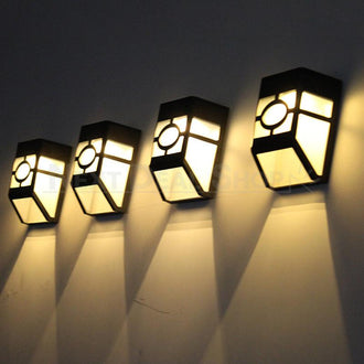 Solar Powered Vintage Garden Fence Light