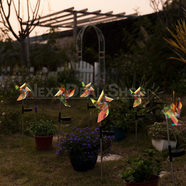 SolarPowered Windmills Stake Light