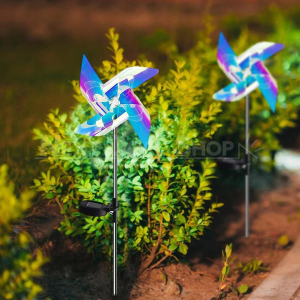SolarPowered Windmills Stake Light