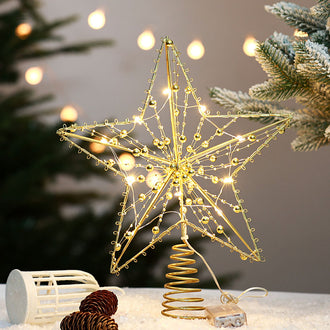 Sparkling LED Christmas Tree Topper