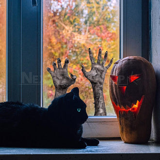 Spooky Ghost Hand Window Sticker