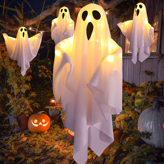 Spooky Halloween LED Hanging Ghost Light