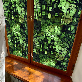 Spooky Halloween Window Film