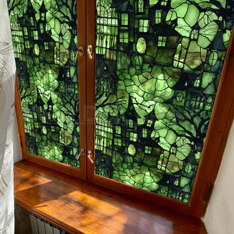 Spooky Halloween Window Film