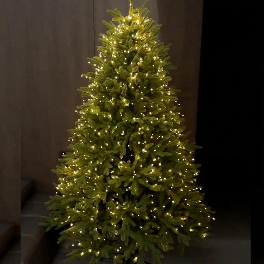 USB-Powered Warm White LED Waterfall Christmas Tree Lights - 20 Strands, 6.56ft, 400 LED, Tree Holiday Lighting