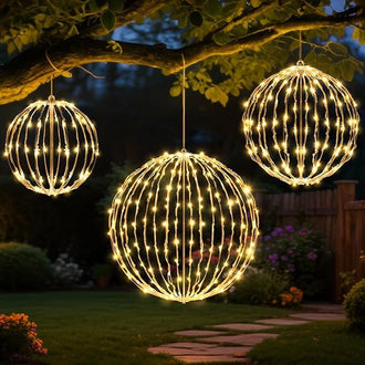 Warm White LED Christmas Ball Light
