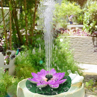 Water Lily Solar Fountain Kit