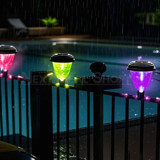 Zip-Tie Solar Powered Color Changing Fence Light