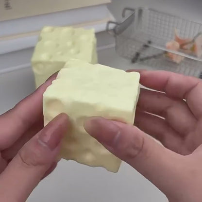 Cheese Squishy Stress Relief Toy - Novelty Sensory Gift
