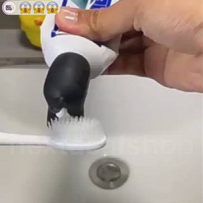 Playful Novelty Pooping Dog Butt Toothpaste Topper - Funny Bathroom Accessory