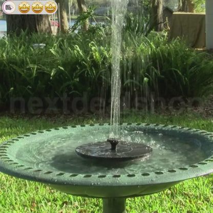 Solar‑Powered Easy Bird Fountain Kit - Home Yard Patio Outdoor Backyard Bird Water Feature Decor