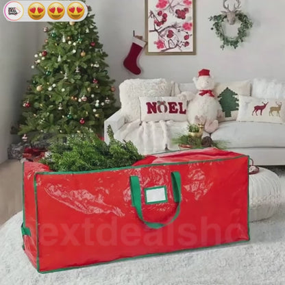 Christmas Tree Storage Bag - Xmas Seasonal Holiday Storage Organizer Accessory