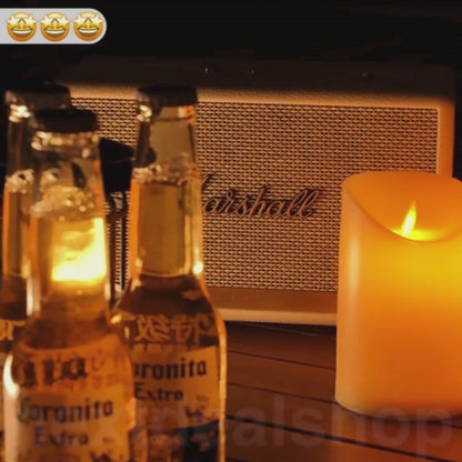 Battery Powered Flameless LED Candles with Remote Control - 3 Pcs, Home Table Mantel Indoor Holiday Festival Decor Lighting