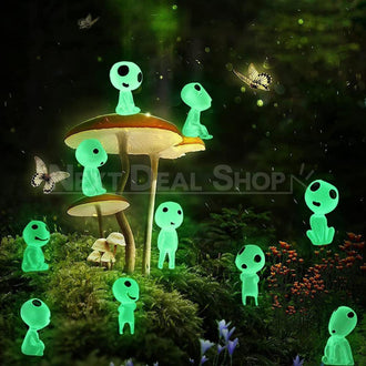 10 Pcs Glow in Dark Mini Garden Tree Elves