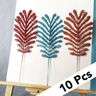 10 pcs Glitter Decorative Branches