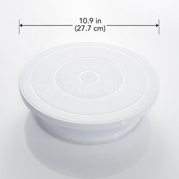11" Turntable Rotating Cake Stand Next Deal Shop