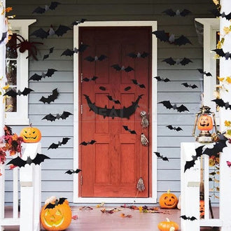 12 Pcs 3D Bat Decoration Wall Sticker
