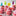 12 Pcs - Colorful Bunny Cupcake Toppers-View 2-Next Deal Shop