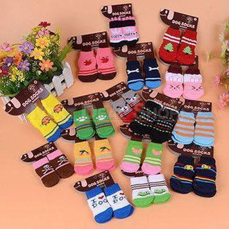 2 Pack Assorted Pet Socks (3 Size Available)