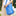 2 Packs Easy Fold Versatile Shopping Bag-Next Deal Shop-Blue-Next Deal Shop