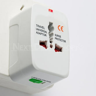 2 Packs Universal World-Wide Travel Charger Adapter Plug