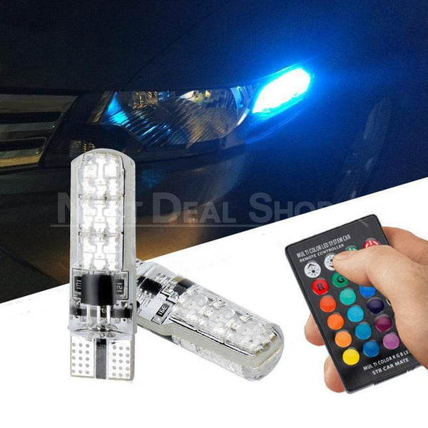 2 Pcs Multi-Colored LED Car Headlights – Next Deal Shop