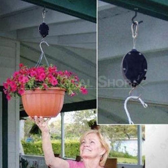 2 Pcs Plant Hook Pulley - Easy Way to Care For Your Hanging Plants!