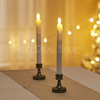 2 Pcs XMAS LED Candlestick Lights