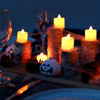 20 Pcs LED DIY Flameless Candle Lights - Perfect for Decorations! (20pc)
