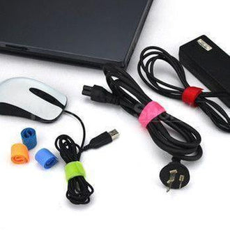 25 Pcs Magic Stick Cable Ties - No More Messy Cords!