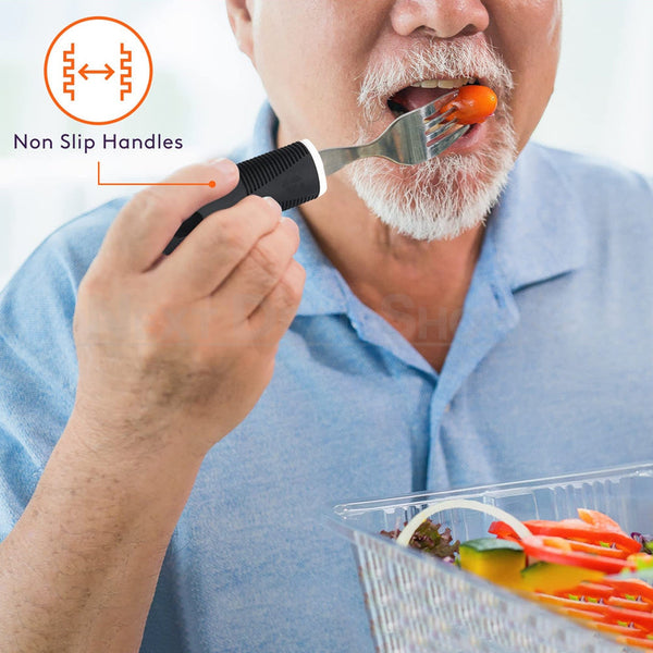 3 Pcs Easy Grip Utensil Set Adaptive Utensils for Arthritis