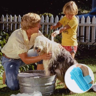 3 Pcs Hand Size Pet Shower Brush