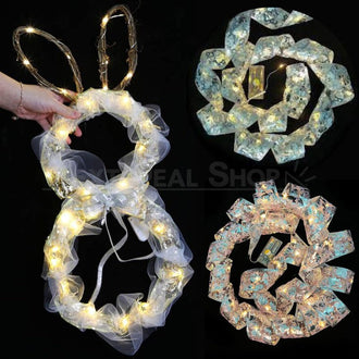 32ft Easter Themed Pattern LED Light Up Ribbon