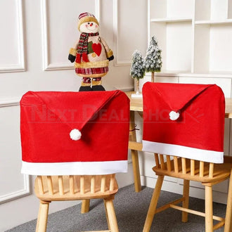 4 Pcs Festive Chair Cover Set - Add a Festive Touch to Your Dining Table!