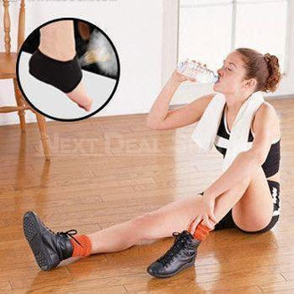 4 Pcs Plantar Fasciitis Therapy Wrap - Relieve Plantar Fasciitis, Heel Pain, and Edema!