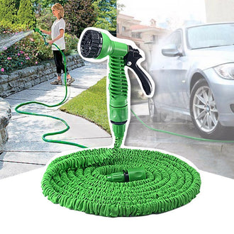 50ft Lightweight Expandable Gardening Hose (w/ Hose Nozzle)