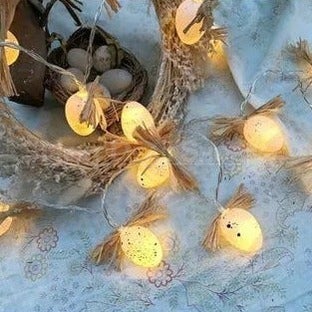 6.56ft Freckled Easter Egg LED String Light