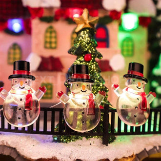 9.84 ft Christmas LED Snowman String Light