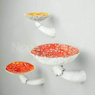 Amanita Mushroom Hanging Shelf