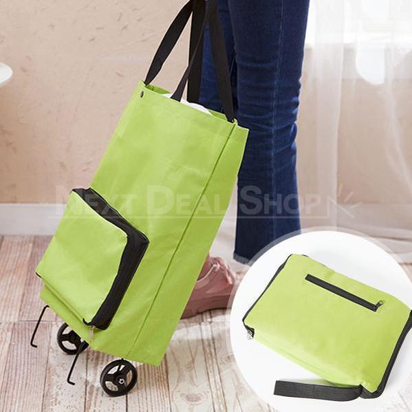 Collapsible Shopping Bag with Wheels – Next Deal Shop