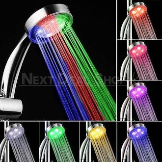Color Changing LED Shower Head (No Battery / Electricity Needed)