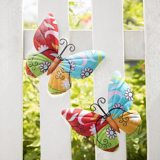 Colorful Butterfly Metal Hanging Decor